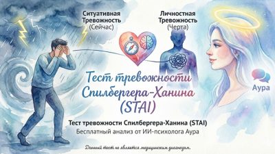 Тест тревожности Спилбергера-Ханина STAI онлайн тест