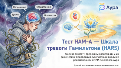 Шкала тревоги Гамильтона HAM-A HARS онлайн тест